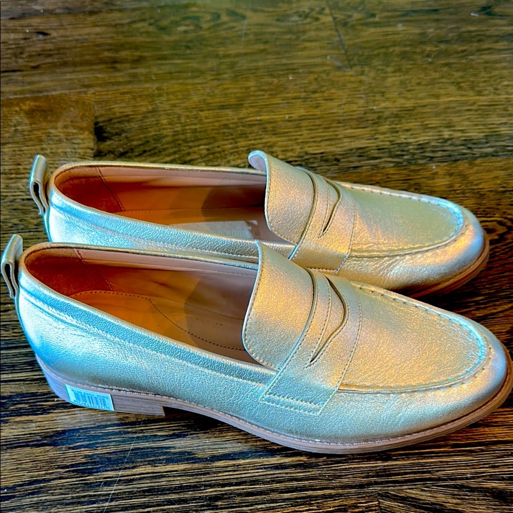Gold Loafers for Women! Cole Haan! New!